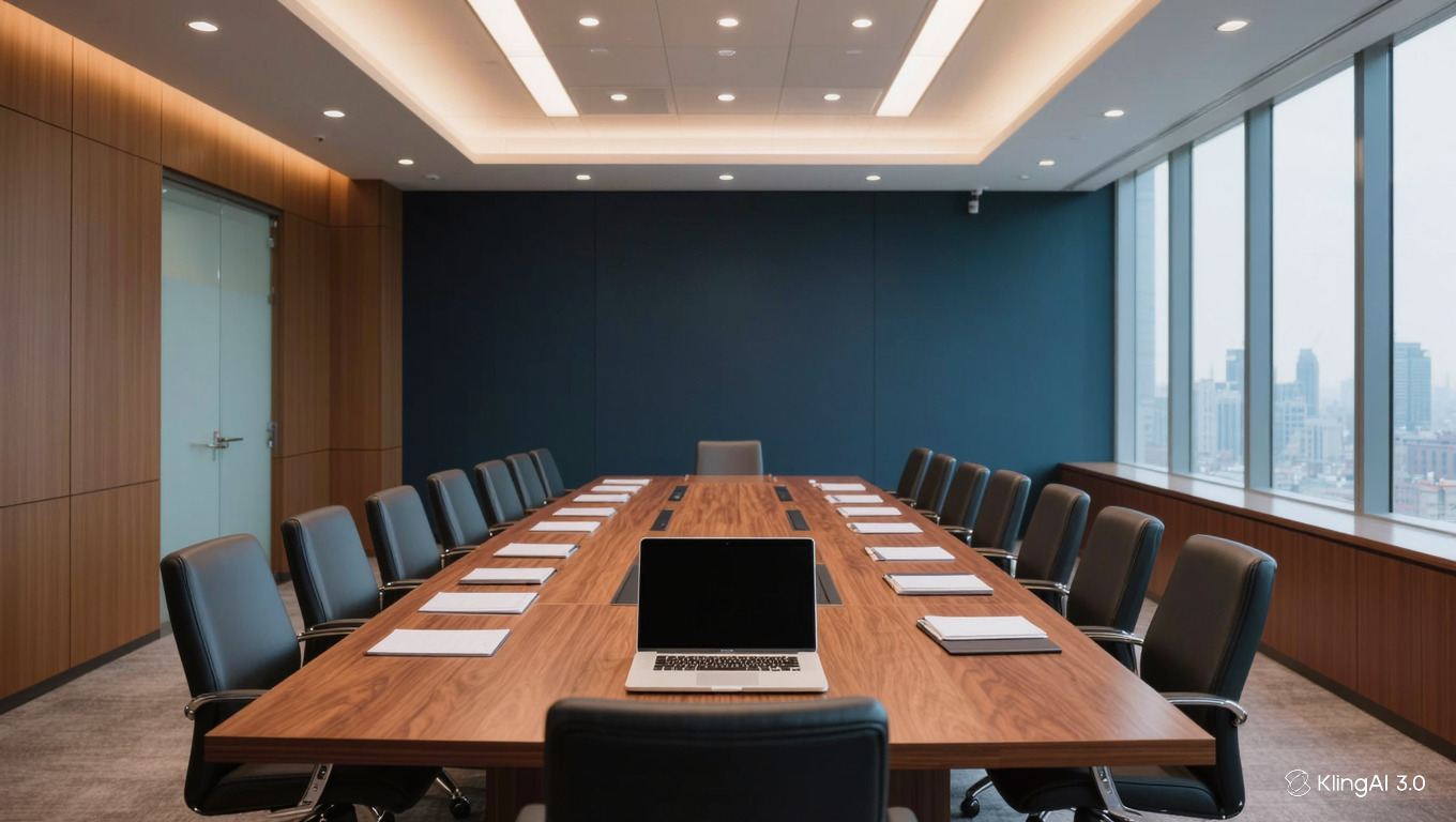 Asesoría legal corporativa Chile: sala de directorio para decisiones societarias
